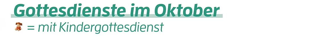 Gottesdienste im August