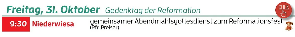 Gottesdienste im August